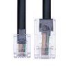 1m RJ11 to RJ45 Cable Phone Telephone Cord RJ11 6P4C to RJ45 8P8C Connector Plug Cable for Landline Telephone (Black)