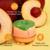 Original Bee Balm Lip Balm, Peach Hydrating Lip Balm, Lip Butter for Dry and Cracked Lips, Propolis Honey Lip Mask, Lip Moisturizing Mask, Reduces Lip Lines, Original Beeswax with Vitamin E