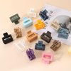 16 Pack Medium Small hair clips for Women 2 Inch Small Matte Rubber Coating Hair Claw Clips for Women Thin Short hair,Strong Hold jaw clips