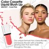 Bodyography Color Cassette Liquid Blush and Lip Tint - Multi Tasking Liquid Blush and Lip Product - Melody