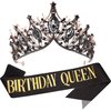 VELSCRUN Birthday Tiara for Women, Birthday Queen Crowns for Women, Gold, Happy Birthday Decorations Accessories