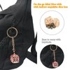 Mini Dice Set with Copper Hollow Crown Necklace Dice Case Antique Tiny Small Metal DND Dice Set D&D Portable 7PCS Keychain Dice Set