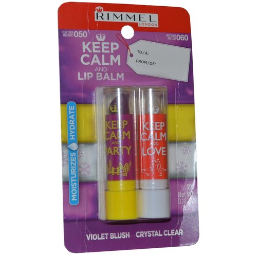 Rimmel Keep Calm and Love Lip Balm Violet Blush by Rimmel