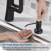 Soap Dispenser for Kitchen Sink, Kitchen Hand Soap Dispenser Pump Oil Rubbed Bronze, Countertop Soap Dispenser Pump with 47" Extension Tube kit, Built in Refill from The Top+17 OZ Bottle
