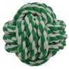 Amazing Pet Products Rope Dog Toy, 3.75-Inch Rope Ball, Green