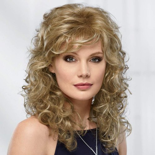 Paula Young Brittany Wig Long, Lush Wig with Relaxed, Spiraled Curls That Provide Volume and Fullness / 20+ Multi-tonal Shades of Blonde, Grey, Brown, and Red