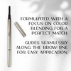 brow pencil by nadia isabel (medium brown) - pencil for brows, eyebrow pencil color, professioanl brow pencil, professional eyebrow pencil, brow styler definer, ultra-fine mechanical pencil