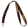 Desert Cactus University of Wyoming Lanyard UWYO Cowboys Car Keys ID Badge Holder Keychain Detachable Breakaway Snap Buckle (Brown)