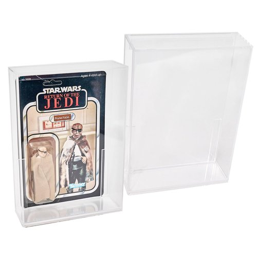 Platinum Protectors Acrylic Display Case for 3.75" Vintage & New Star Wars or GI Joe Carded Figures
