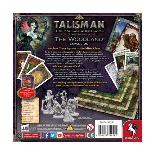 Pegasus Spiele Talisman: The Woodland Board game Green