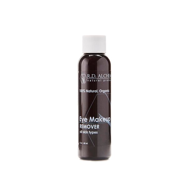 RD Alchemy - 100% Natural & Organic Gentle Eye Makeup Remover for All Skin Types - Wipes Away the Toughest Eye Makeup while Nourishing the Eye Area and Lengthening Lashes