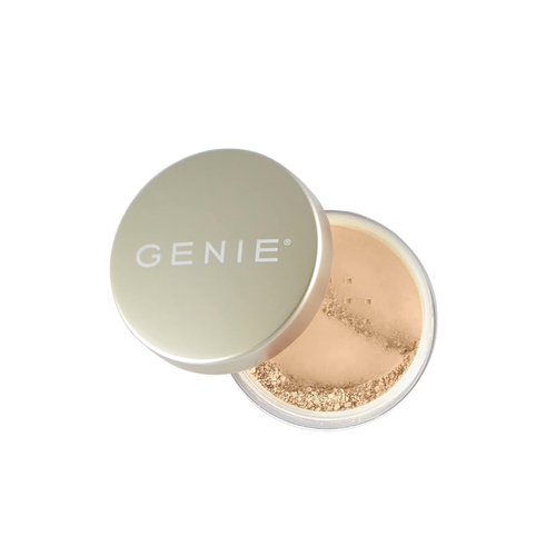 GENIE NUTRATANICALS Antioxidant Foundation Light, 8 gm & Small Kabuki Brush
