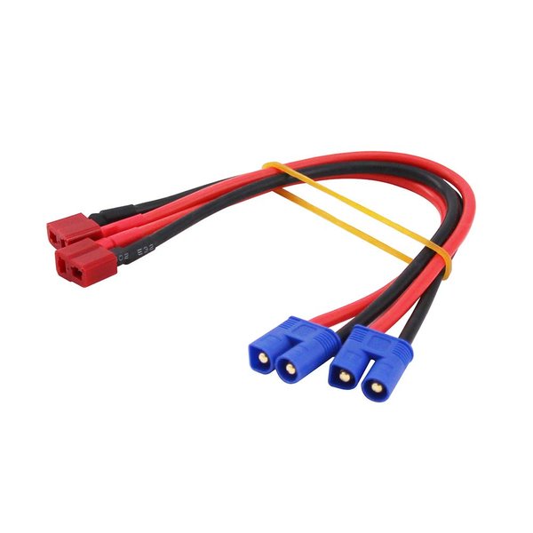 BDHI 2pcs Deans Female to EC3 Male EC-3 Charge Cable Adapter for Yuneec Q500 H920 LiPo T-Plug(B130-2)