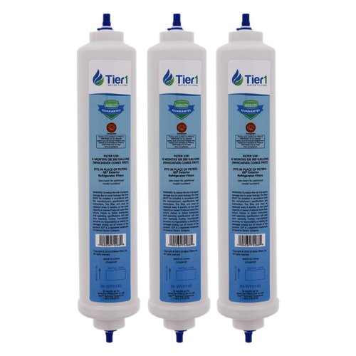 Tier1 Replacement for GXRTDR Under Sink water filter for GE SmartWater Twist and Lock In-Line Water Filter 3 Pack