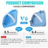 1 Piece Foot Support Pillow-Heel Cushion Protector Pillow for Relieveing Foot Pressure，Blue