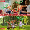 2 Set Christmas Inflatable Reindeer Antler Ring Toss Game Xmas Antler Heandband Toys Christmas Party Game Supplies for School Family Team Game Indoor Outdoor (2 Antler Hat, 8 Rings, 2 Reindeer Nose)