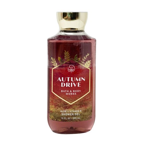 Bath & Body Works AUTUMN DRIVE Aloe + Vitamin E Shower Gel 2 Pack Bundle - 10 fl oz / 295 mL each