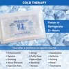 Extra Small Mini Reusable Gel Ice Pack for Injuries (3 X 5 Inches) USA Made Quality Hot Cold Packs - Pain Relief Dental Eye School Gym Breast Medication Transport by Life and Limb Gel (3)