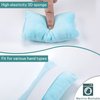 SWISSELITE Hand and Finger Contracture Cushion, Palm Grips with Elastic Band or Separator, Hand Grab Pad for Rehab Patient Palm Protect