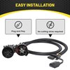 Oyviny Replacement 55384 USCAR 4-Pin Trailer Wiring Harness with USCAR 7 Way Connector 41 Inches Length Plug and Play Adapter