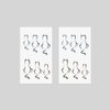 Oottati 2 Sheets Small Cute Temporary Tattoo Stickers Cat Back Tail Totem for Men Women Teens