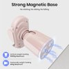 MiiKARE Gym Accessory Magnetic Phone Holder for Videos, Strong Magnets Gym Phone Mount, 360° Rotation Adjustable, Home Gym Essentials for Women, Workout Accessories for Men, Gym Gifts for Lovers-Pink