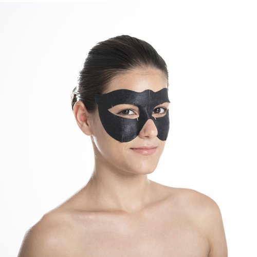 Eye Gel Mask For Puffy Eyes and Dark Circles - Natural, Hydrating, and Anti-Aging Ingredients To Also Reduce Appearance of Bags, Crow's Feet, Wrinkles & Fine Lines - 5 Bamboo Charcoal Fiber Masks