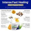 TriDerma Intense Fast Healing Cream, Decreases Healing Time for Minor Irritations, Rashes, Wounds, Cuts, Scrapes, Value Pack of 2-4 Ounce Jars