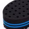 4 Pcs Small Holes Hair Twist Sponge, Barber Curl Sponge Brushes for Dreads Locking Afro Curl Coil Comb Care Tool