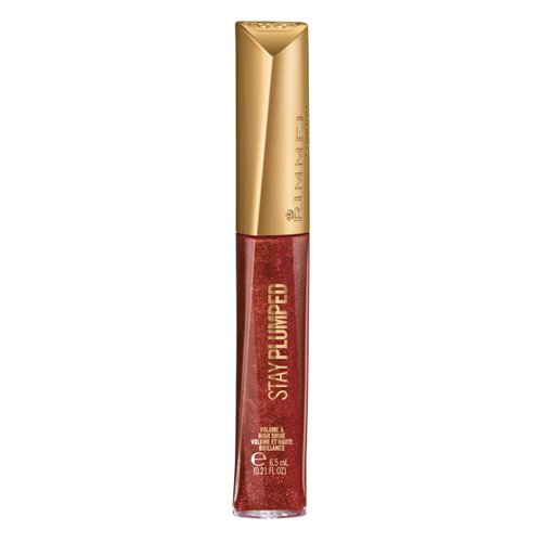 Rimmel Stay Plumped Lip Gloss, 760 Bronze Suga, Pack of 1