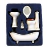 BESTLEE 1:12 Miniature Dollhouse Furniture Kit for Bathroom