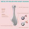 LIZICH 3D Facial Roller Massager Tools with Ice Ball for Tightening and Puffiness,Eye Roller for Puffy Eyes,Face Skin Care Tool for Wrinkles and Lifting for Women