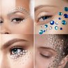 Face Gems Self Adhesive Face Rhinestones for Makeup Festival Face Jewels, Stick On Rhinestones Hair Gems, Rhinestones Stickers for Makeup, Face, Hair, Eye, Nail, Crafts Halloween Decorations