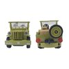 General Jim's Military Brick Building Set - WW2 American Army Willy’s Jeep & Artillery Building Blocks Tow Set for World War 2 Brick Building Enthusiasts Including Teens and Adults