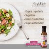Simple Girl Organic Citrus Ginger Salad Dressing - 2 Bottles - 12oz - Sugar Free - Certified Organic - Kosher - Gluten Free - Vegan - No Carb - Fat Free - Compatible with Most Sugar Free Diet Plans