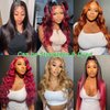 Cikana 26 Inch Lace Front Wigs Human Hair Body Wave HD Lace Frontal Wig 180% Density Glueless Human Hair Wigs for Black Women 13x4 Lace Front Wigs Human Hair Pre Plucked Body Wave Wig Human Hair
