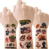 62 Pieces American Football Temporary Tattoos, 12 Sheets Super Bowl Fake Tattoo Stickers for Kids Adults American Football Sports Event Game Party Decorations Fans Favors Supplies