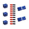 skrnrhrery EC3 Male Female Banana Plug Connector, 3.5mm Bullet Connector EC3 Kit for RC ESC LIPO Battery Device Solderable EC3 Plug (5 Pairs)