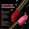 Easilydays Diamond Glitter Lipstick Shimmer Nude Pink Red Pruple Lipstick Long Lasting, High Impact Red Metallic Matte Lipstick Waterproof Non-Sticky Lip Gloss Lip Color Lip Stick Makeup for Women, 05