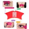 Orange Silicone Nose Shadow Template, Nose Contour Tool, Eyebrow Shaping Stencil, Multifunctional Contour Template, Eyebrow Shaping Eyeliner Stencil, Woman Makeup Tool,Eyes