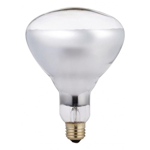 Phillips 416743 Heat Lamp 250-Watt BR40 Clear Flood Light Bulb 4 Pack