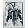 Lawrence Frames Brushed Silver Plated 3 by 5 Metal Picture Frame, Silver