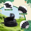 3D Printed Animal Snake, 23.6 Inches 3D Printed Snake Toy,3D Printed Simulate Snake Animal Articulated Flexible Snake Funny Fidget Toys Home Class Prize Christmas Party Favors（Balck）
