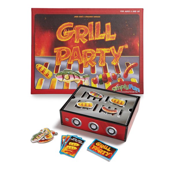 SimplyFun Grill Party - A BBQ Algebra Game for 3rd Grade Math - Engaging and Educational Math Games for Kids Ages 8-12 - 2 to 5 Players - Ages 8 & Up