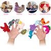 Sealive Plush Animals Finger Puppet Toys - Mini Plush Figures Toy Assortment for Kids, Soft Hands Finger Puppets Game for Autistic Children, Great Family Parents Talking Story Set