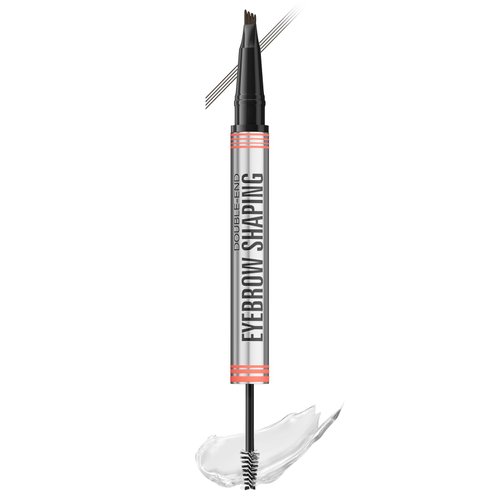 Microblading Eyebrow Pen 2-in-1 Brow Pen and Sealing Brow Gel, Eyebrow Makeup for Real-Looking, Fuller Eyebrows (Dark Brown)