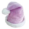 Ankelesz Santa Hat, Xmas Hat for Adults, Touch Soft Velvet Thickened Santa Hats for Christmas New Year Party Supplies (Purple)
