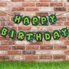 Superhero Happy Birthday Decorations Green American Comics Birthday Party Banner 1st Birthday Party Supplies Favors