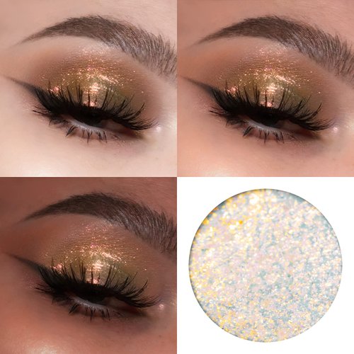 FOCALLURE Chameleon Cream Eyeshadow,Intense Color Shifting Creamy Eye Shadows,Highly Pigmented Metallic,Shimmer,Multi-Reflective Finishes,Chit Chat