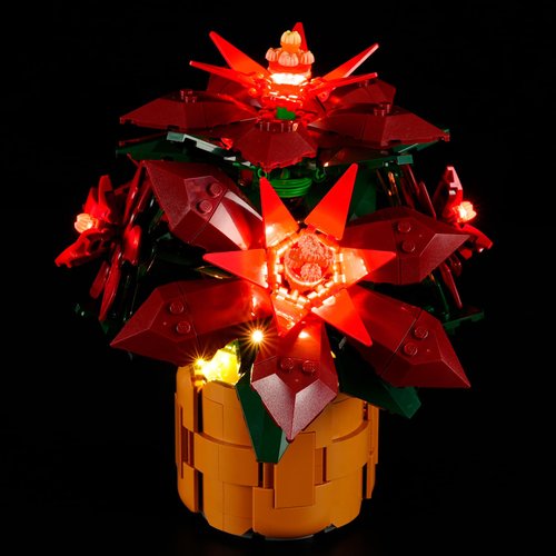 LIGHTAILING Light for Lego-10370 Poinsettia - Led Lighting Kit Compatible with Lego Building Blocks Model - NOT Included The Model Set
